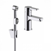 Смеситель для раковины с гигиеническим гарнитуром Iddis Sena SENSB00i08