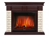 Портал Bricks 30 камень бежевый, темный дуб