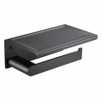 Держатель для туалетной бумаги настенный Milacio Ultra MCU.963.MB чёрный матовый