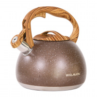 Чайник со свистком Willmark WTK-4022SS, Коричневый