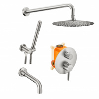 Система для душа Milacio Ultra 150 MCU.150.SS сталь нержавеющая