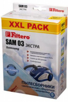 Мешки-пылесборники Filtero SAM 03 XXL Pack Экстра, 8 шт + микрофильтр, синтетические.