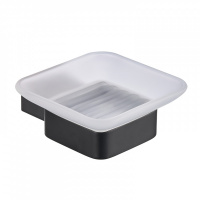 Держатель для мыла настенный Milacio Ultra MCU.952.MB чёрный матовый