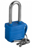 Замок Зубр "Эксперт" 37212-40 навесной всепогодный, удлиненная дужка, 40мм