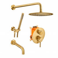 Система для душа Milacio Ultra 150 MCU.150.GD золото