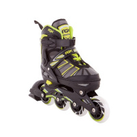 Коньки роликовые Альфа Каприз Enigma green раздв.полум. XS (р.27-30) 4-19336