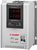 Профессиональный стабилизатор напряжения Зубр АСН 5000 навесной 59385-5