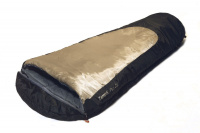 Спальный мешок Campus FUN 250 L-zip (0 до +17)(кокон), 215*80*55, черн/беж 4-8447