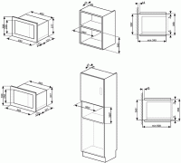 Встраиваемая микроволновая печь Smeg FMI020X