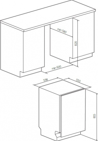 Посудомоечная машина Graude VG 60.1