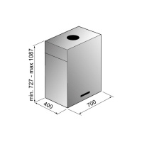 KHA_7950_X_Cube Вытяжка Korting KHA 7950 X Cube
