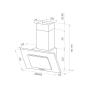 Вытяжка Maunfeld Tower C 60 White