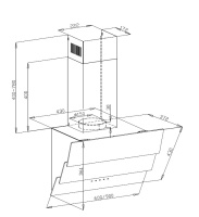 Вытяжка Maunfeld Manchester Light 60 Черное стекло