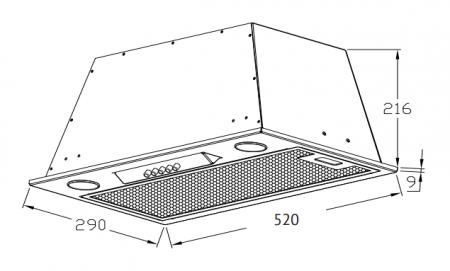 Вытяжка Korting KHI 6530 X