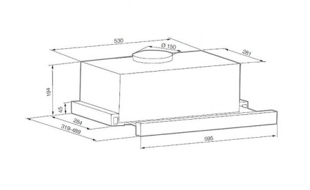 Вытяжка Graude DHF 60.0 W
