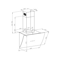 Вытяжка Lex Plaza 600 White