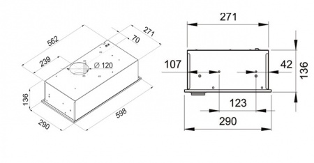 Вытяжка Maunfeld Crosby Rocky 60 Черное стекло
