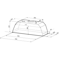 Вытяжка Krona Ameli 600 white S