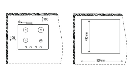 Газовая варочная панель Korting HG 665 CX