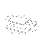 Газовая варочная панель Lex GVS 320 IX
