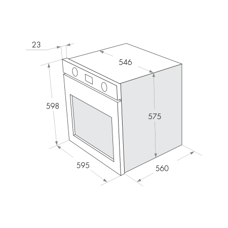 Духовой шкаф Maunfeld MGOG.673B