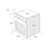MGOG_673W Духовой шкаф Maunfeld MGOG.673W