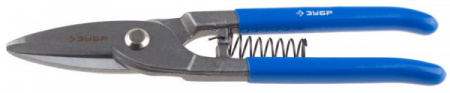 Ножницы по металлу Зубр цельнокованые, прямые, Cr-V, 220 мм, серия Профессионал 23012-25_z01
