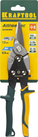 Ножницы по металлу Kraftool Alligator, прямые, Cr-Mo, 260 мм 2328-S