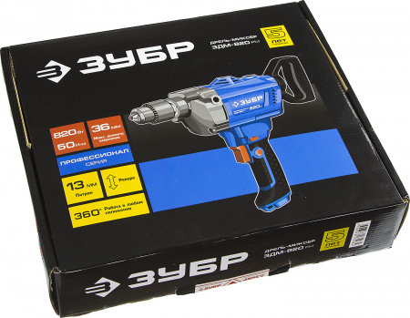 Дрель-миксер Зубр Профессионал ЗДМ-820 РМ