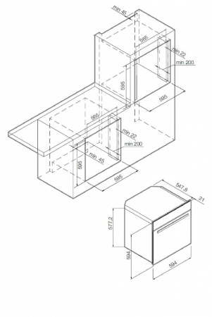 Духовой шкаф Graude BK 60.3 S