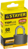 Замок Stayer "Standard" навесной, металлический корпус, закаленная дужка, 63 мм 37160-60