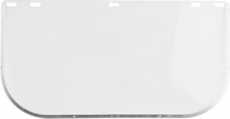 Сменный визор для щитка лицевого Зубр "Мастер", поликарбонатный, с металлической окантовкой, 400х200мм 11088-2