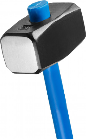 Кувалда с фиберглассовой рукояткой Сибин 20134-8, обратный всад, 8 кг