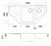 Кухонная мойка Smeg LSE102RA