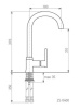 Смеситель Zigmund & Shtain ZS 0400 Каменная соль