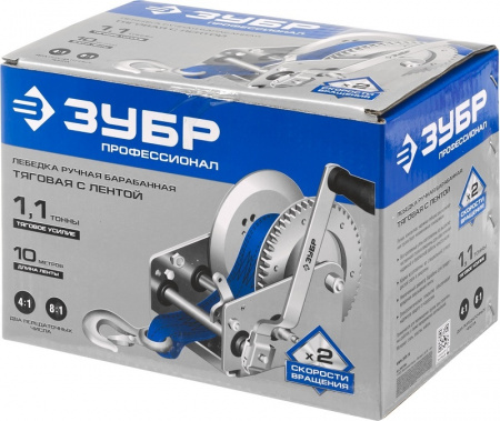 Лебедка Зубр Профессионал 43115-1.1