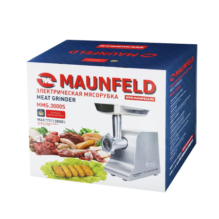 Мясорубка Maunfeld MMG.3000S металлик