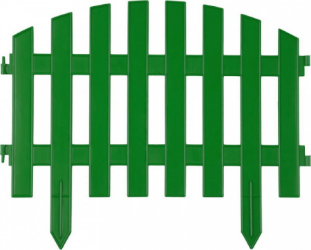 Забор декоративный Grinda АР Деко, 28x300см, зеленый 422203-G
