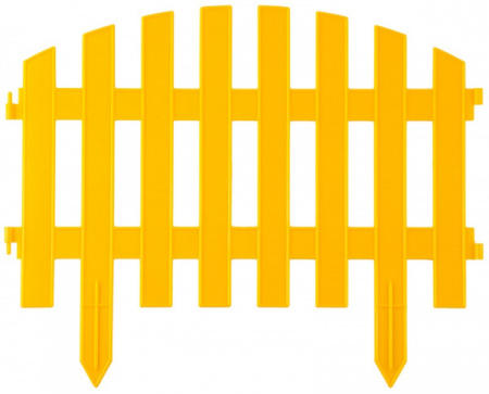 Забор декоративный Grinda АР Деко, 28x300см, желтый 422203-Y