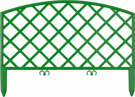 Забор декоративный Grinda Плетень, 24x320см, зеленый 422207-G