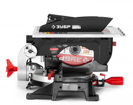 Пила торцовочная комбинированная Зубр Мастер ЗПТК-255-1800
