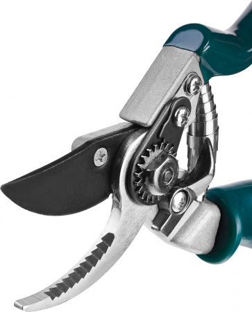 Секатор Raco 4206-53/143S, с алюминиевыми рукоятками, с поворотной ручкой, рез до 20мм, 200мм