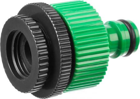 Адаптер внешний (резьба внешняя-соединитель) Росток 426355, 1/2"- 3/4"- 1"