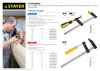 Струбцина Stayer 32095-080-300 F-образная, 80x300мм
