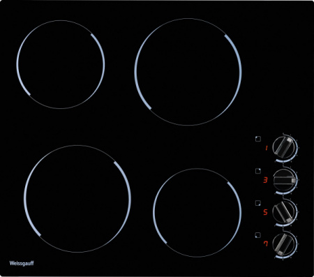 Электрическая варочная панель Weissgauff HV 640 BK