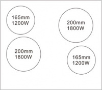 HV_640_BK Электрическая варочная панель Weissgauff HV 640 BK