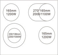 Электрическая варочная панель Weissgauff HV 642 BS