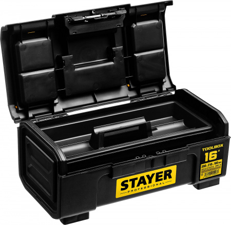 Ящик для инструмента "Toolbox-16" пластиковый, Stayer Professional 38167-16