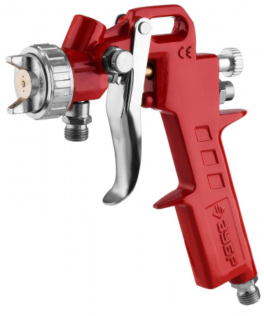 Краскопульт пневматический Зубр "Мастер" "МС Н200", с нижним бачком, 1,3мм 06456-1.3