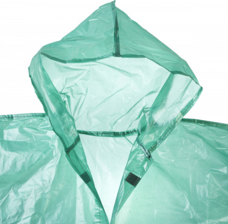 Плащ-дождевик Stayer 11610, полиэтиленовый, зеленый цвет, универсальный размер S-XL 11610